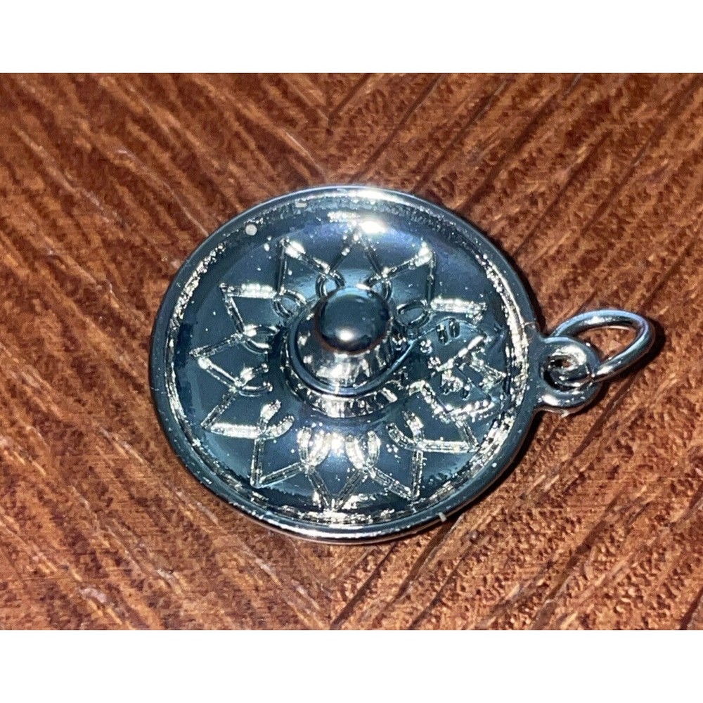 Vintage Tiny Sombrero Hat Charm, Silver Tone, Detailed Pendant, Estate